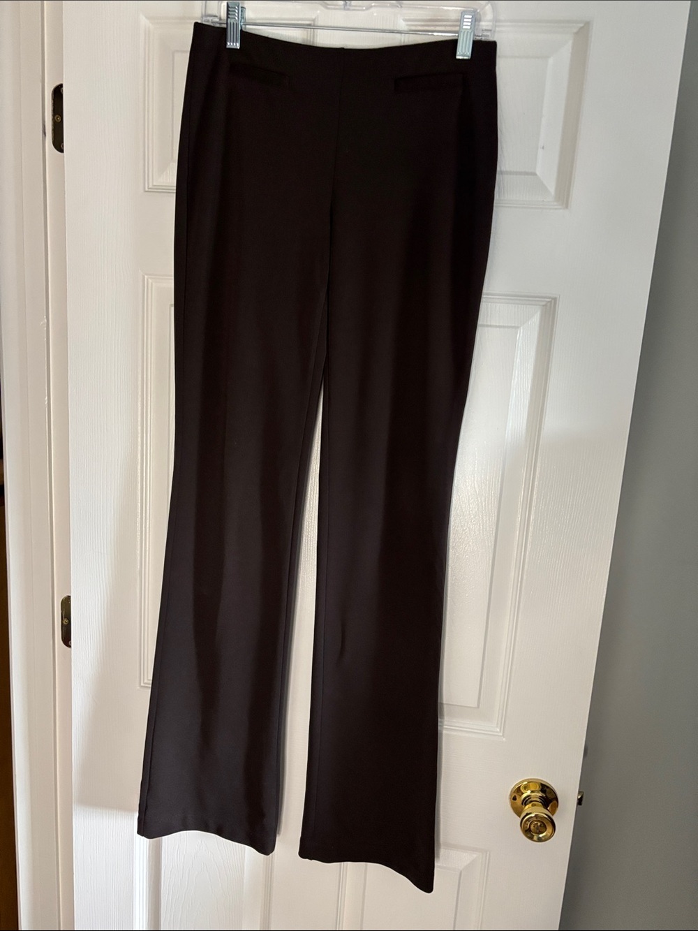 Classic Women's Brown Dress Pants Small Tall